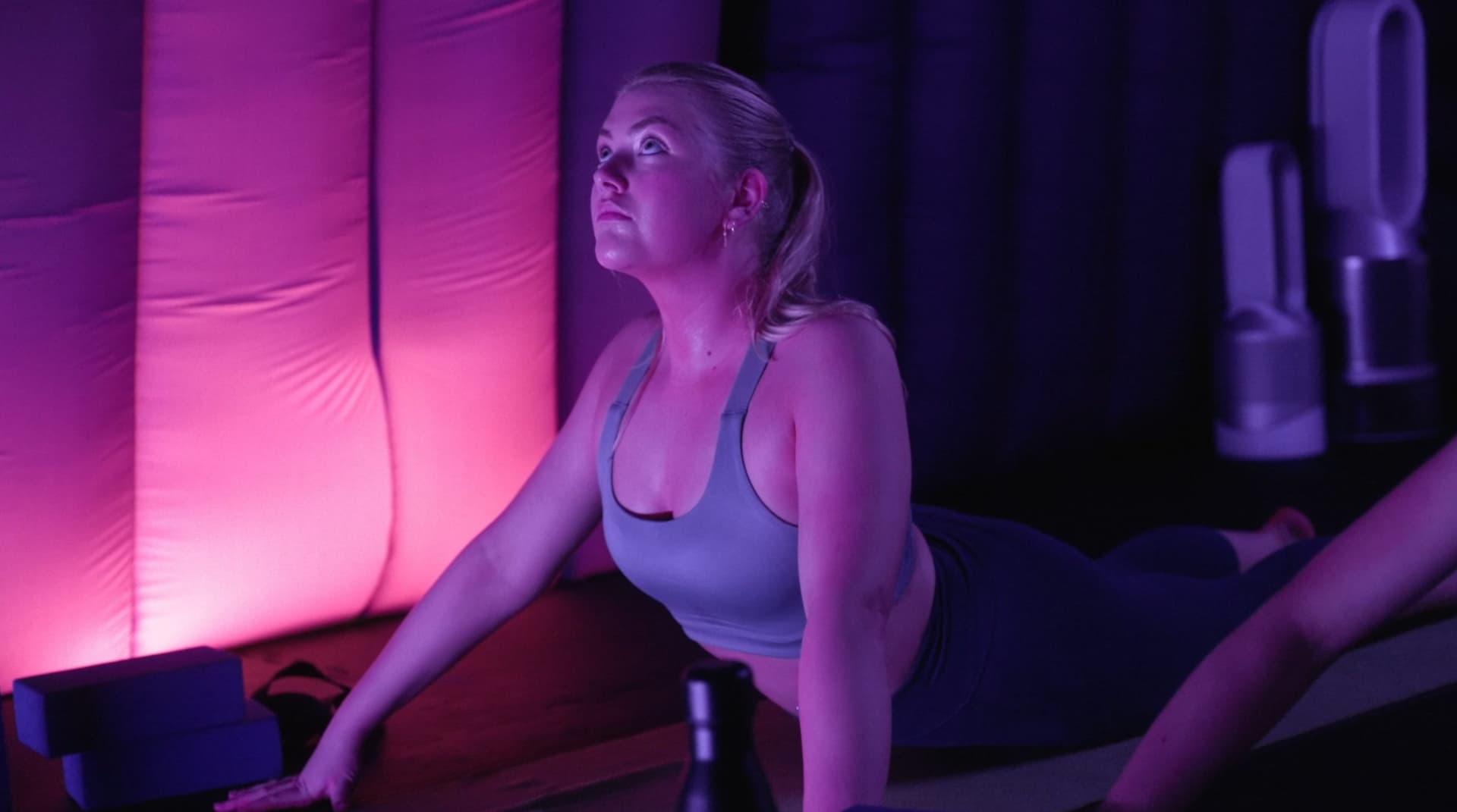 Hotpod Yoga student testimonial video production Newcastle - fitness wellness content North East
